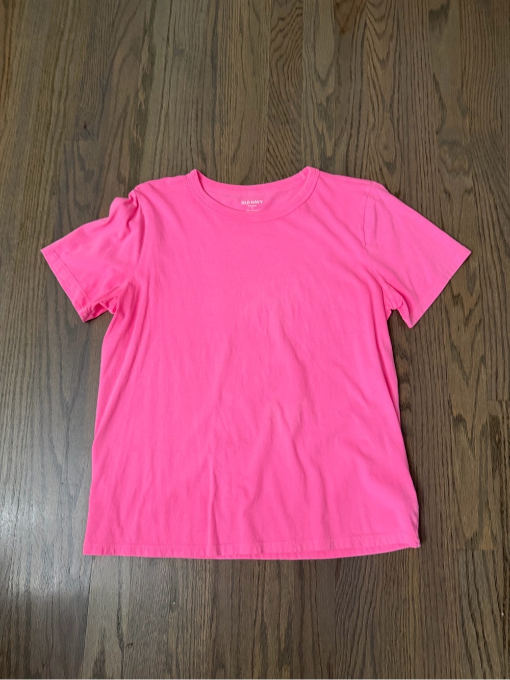 Old Navy Bright Pink Everywear Crewneck Tee Shirt - Worn Once!